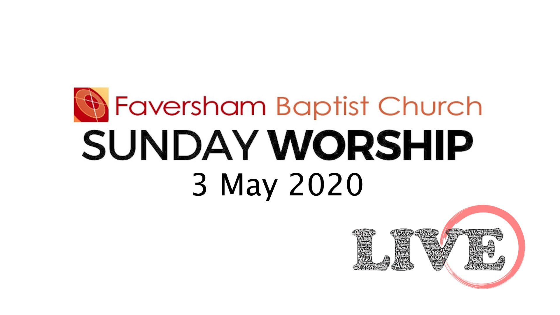 Sunday Worship 3 May 2020