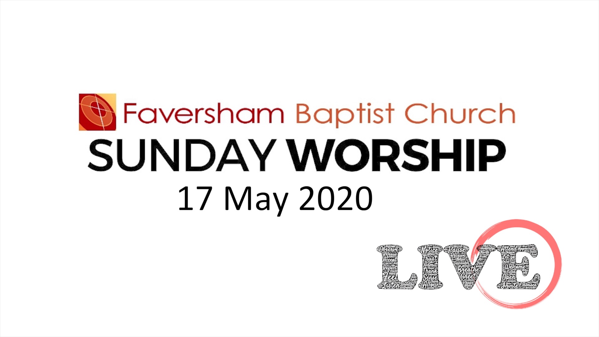 Sunday Worship 17 May 2020
