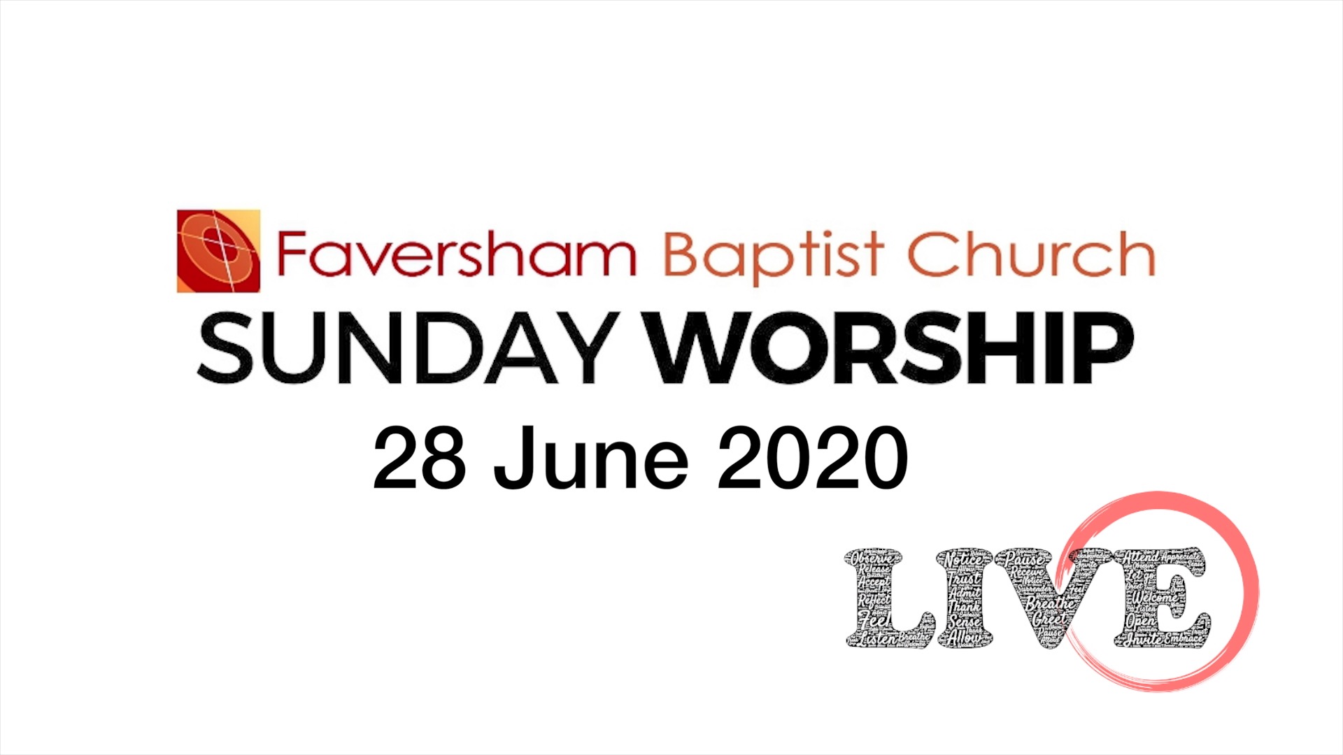 Sunday Worship 28 June 2020