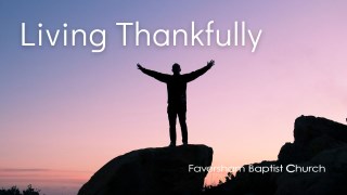 Living Thankfully