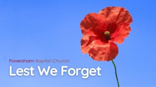 Lest We Forget